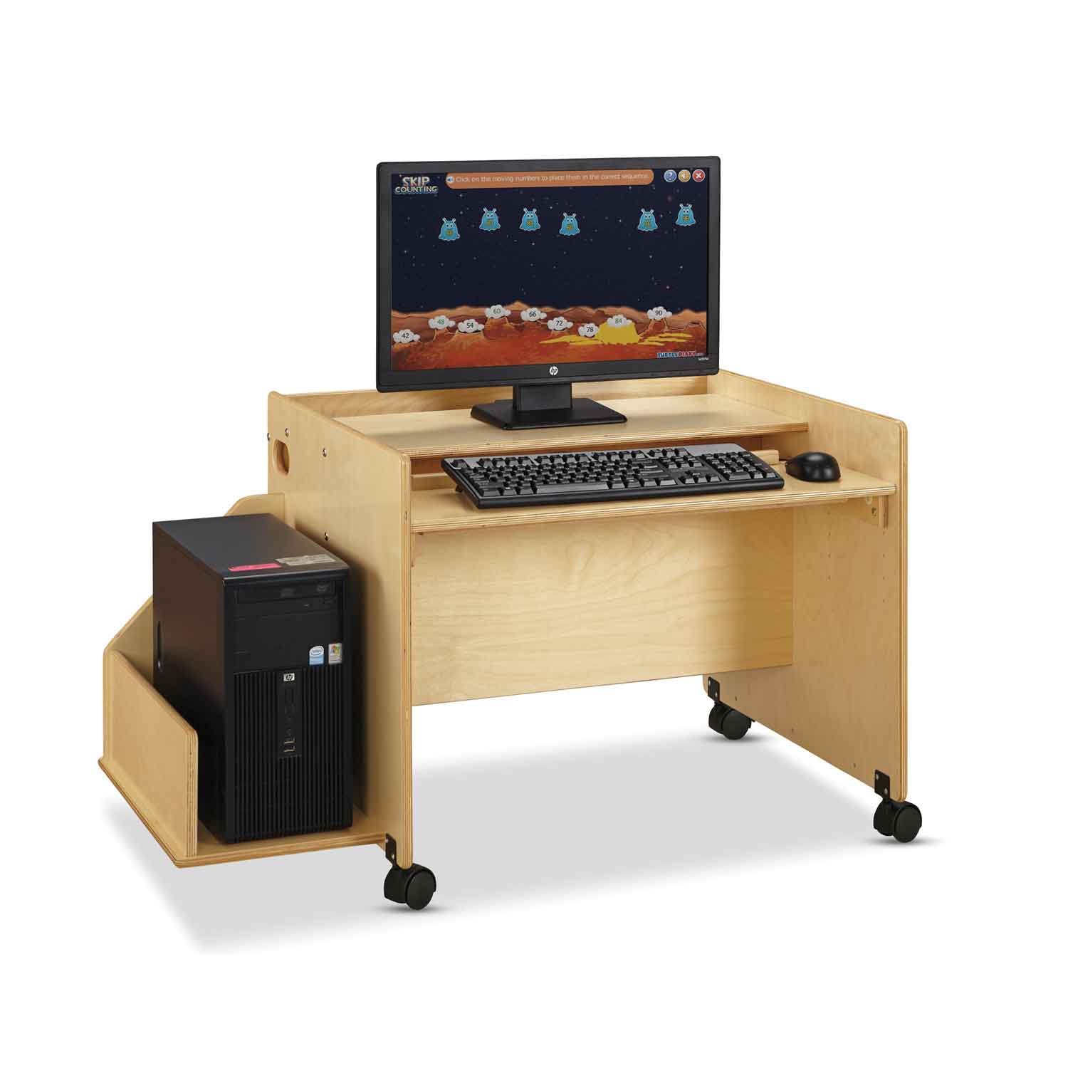 Single or Double Computer Desks | Becker's School Supplies