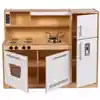 Contemporary Combo Kitchen, White