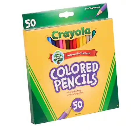 Crayola®  Colored Pencils, 50 Colors