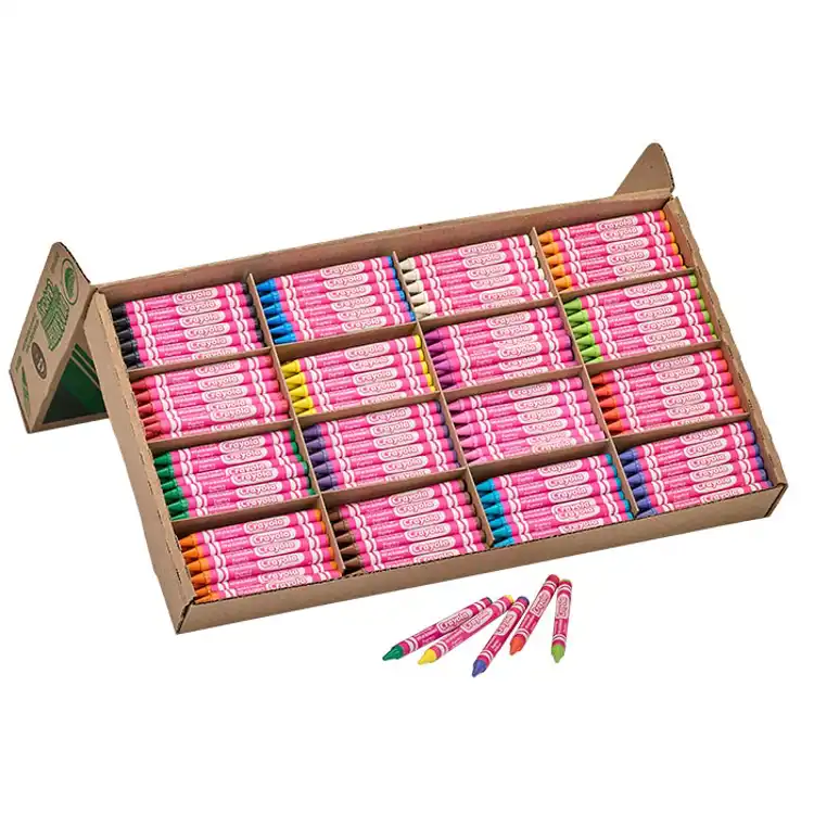 Crayola® Construction Paper™ Regular Crayons Classpack®