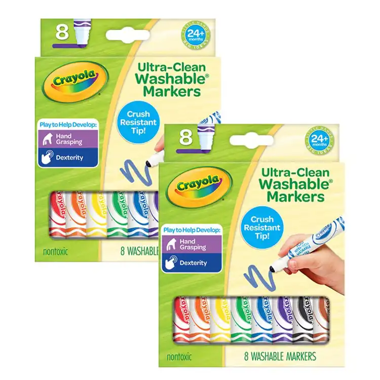 Crayola® Crush Resistant Washable Markers, 16 Ct