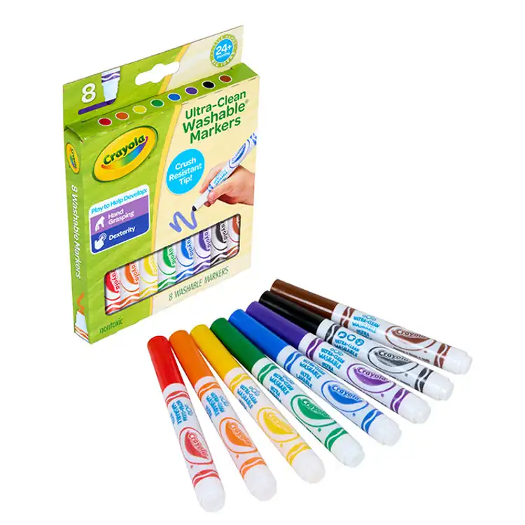 Crayola® Crush Resistant Washable Markers