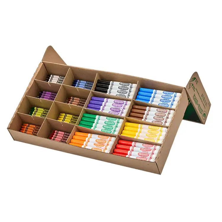 Crayola® Regular Size Crayon & Marker Combo Classpack