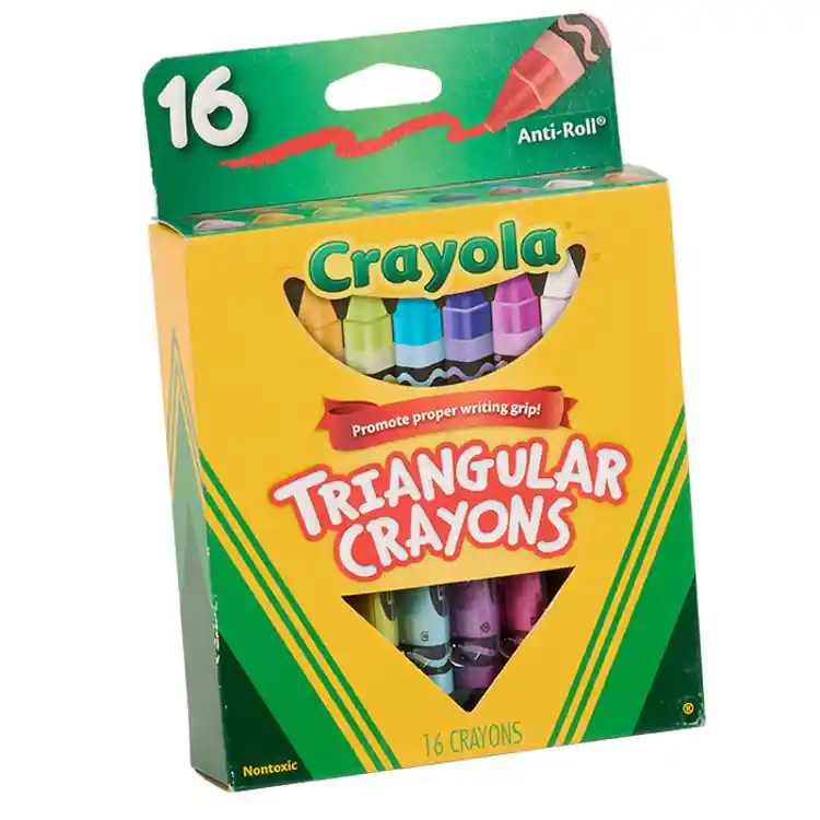 Crayola® Triangular Crayons , 16 Crayons