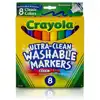 Crayola® Washable Broad Line Markers, Classic 8 Ct.