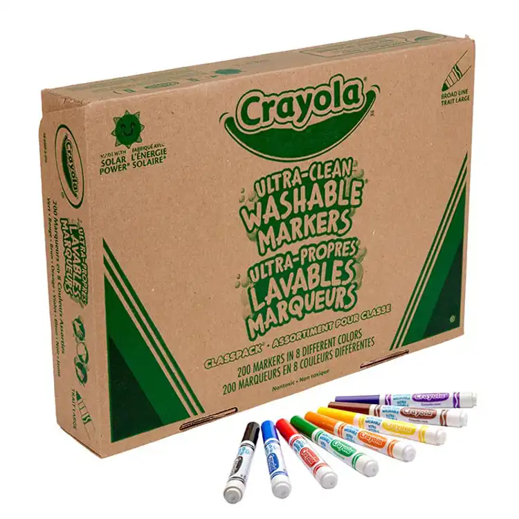 Crayola® Washable Broad Line Markers Classpack®