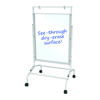 Clear Dry-Erase Single Room Divider