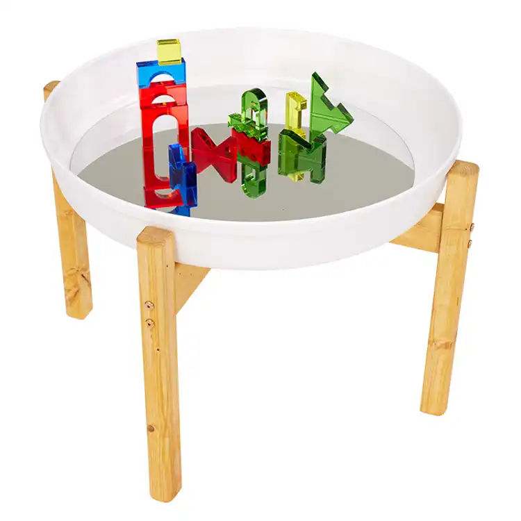 Deep Spot Tuff Tray & Wooden Stand