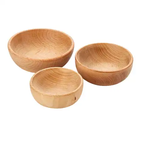 Wooden Nesting Bowls