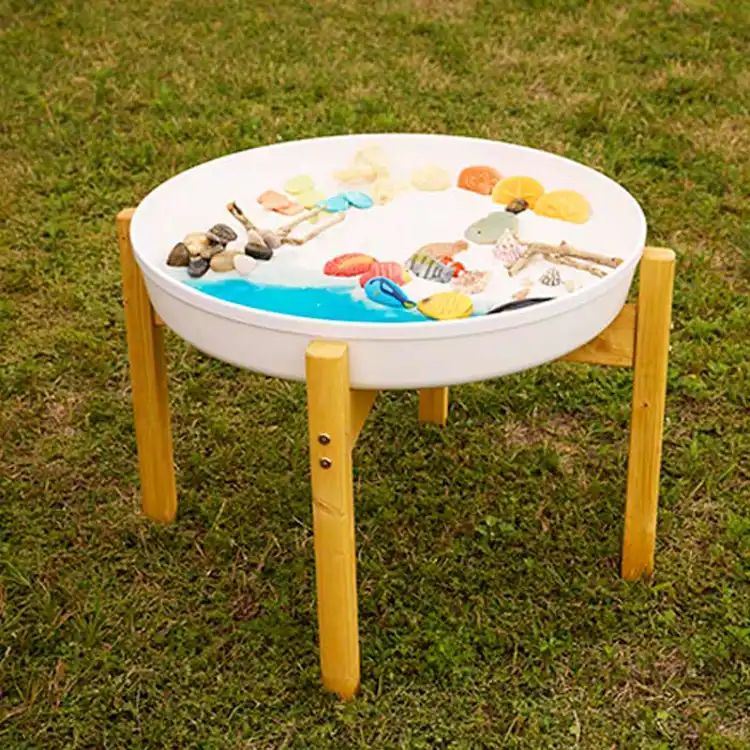 Deep Spot Tuff Tray Wooden Stand