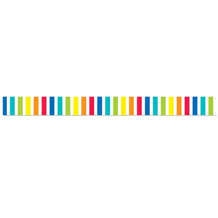 Rainbow Bold Stripes EZ Border