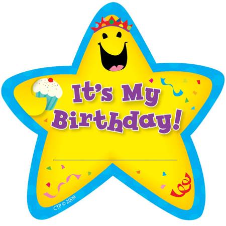 It's My Birthday! Star Badges