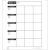 Black and White Lesson Plan Book