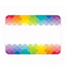 Painted Palette Rainbow Scallops Labels/Name Tags