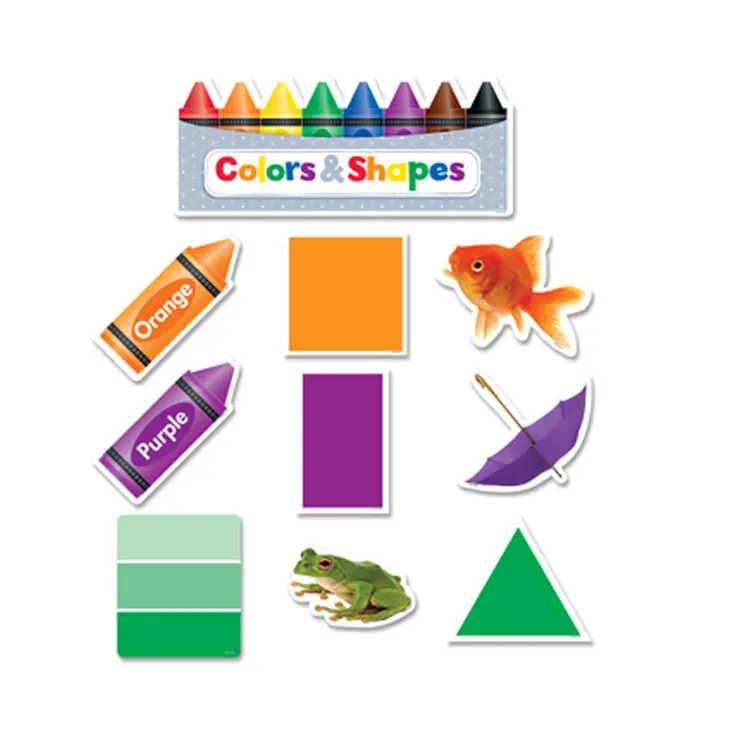 Colors & Shapes Mini Bulletin Board Set