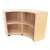 Curve Out Mobile Storage Cabinet