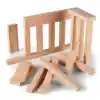 Foam Wooden Beam Building Blocks