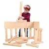 Foam Wooden Beam Building Blocks, 48 pcs