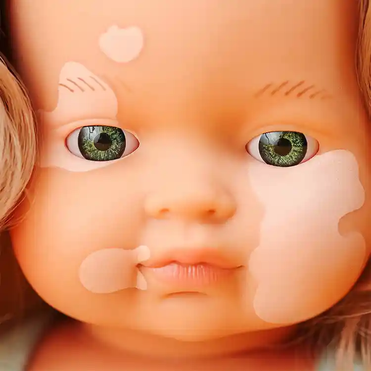 Doll with Vitiligo