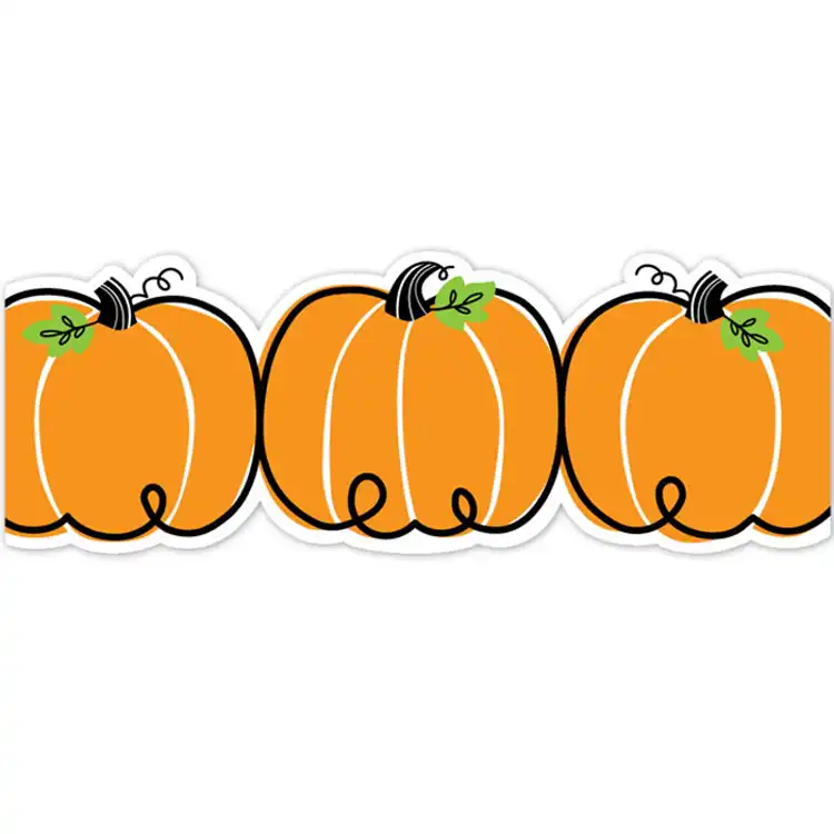 Doodle Pumpkins EZ Border