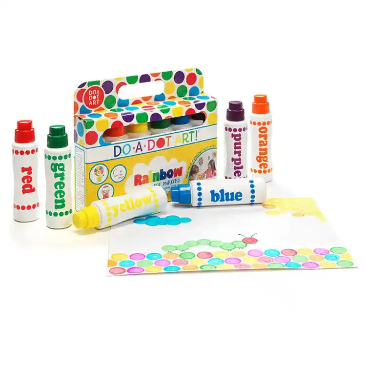 Do•a•Dot Art!™, Red, Yellow, Blue, Green, Orange, Purple