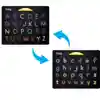 Double-Sided Magnetic Alphabet Board