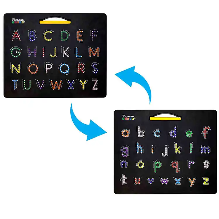 Double-Sided Magnetic Alphabet Board