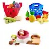 Toddler Soft Food Baskets Set