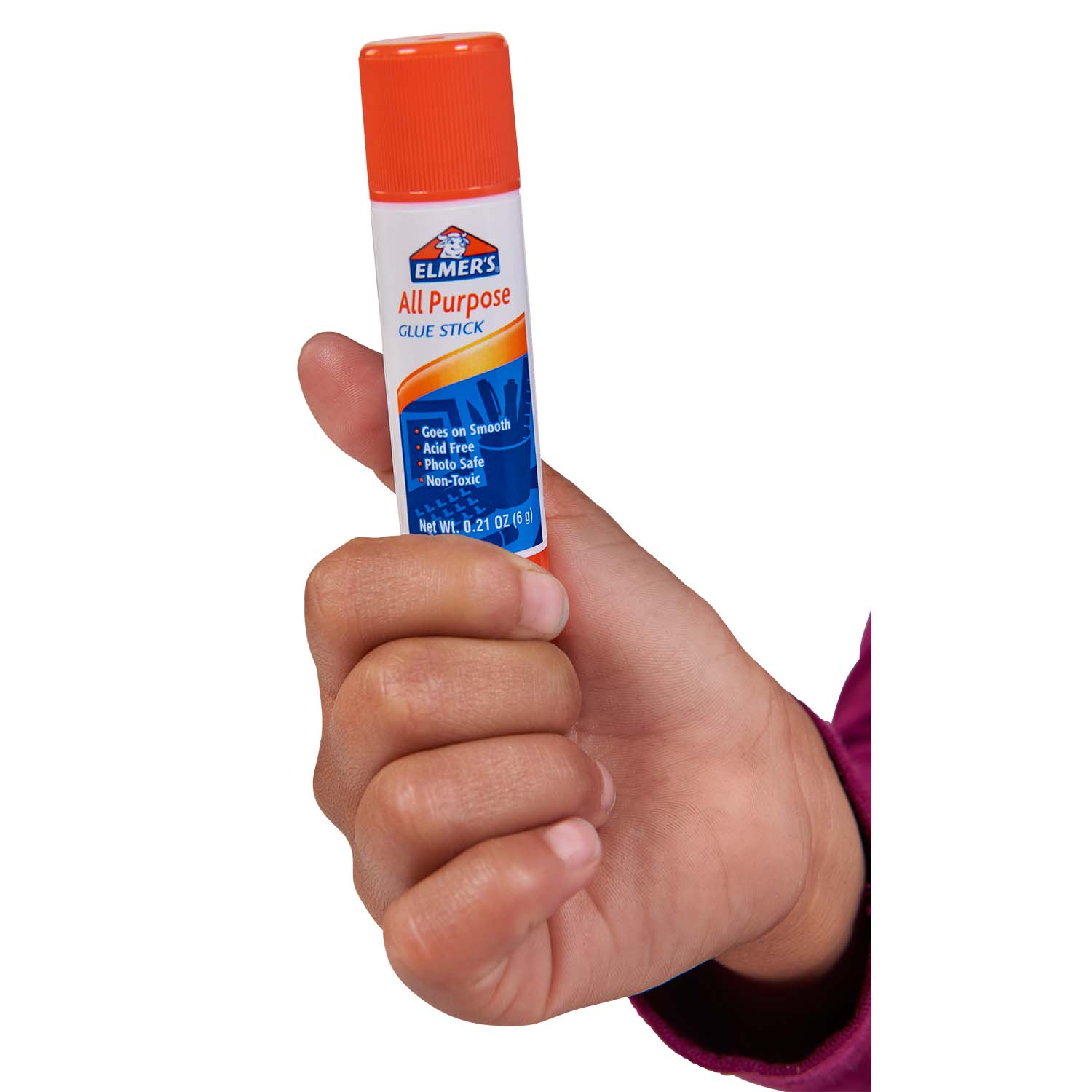 Elmer's All-Purpose Permanent Glue Stick, White Application 0.21 oz E510