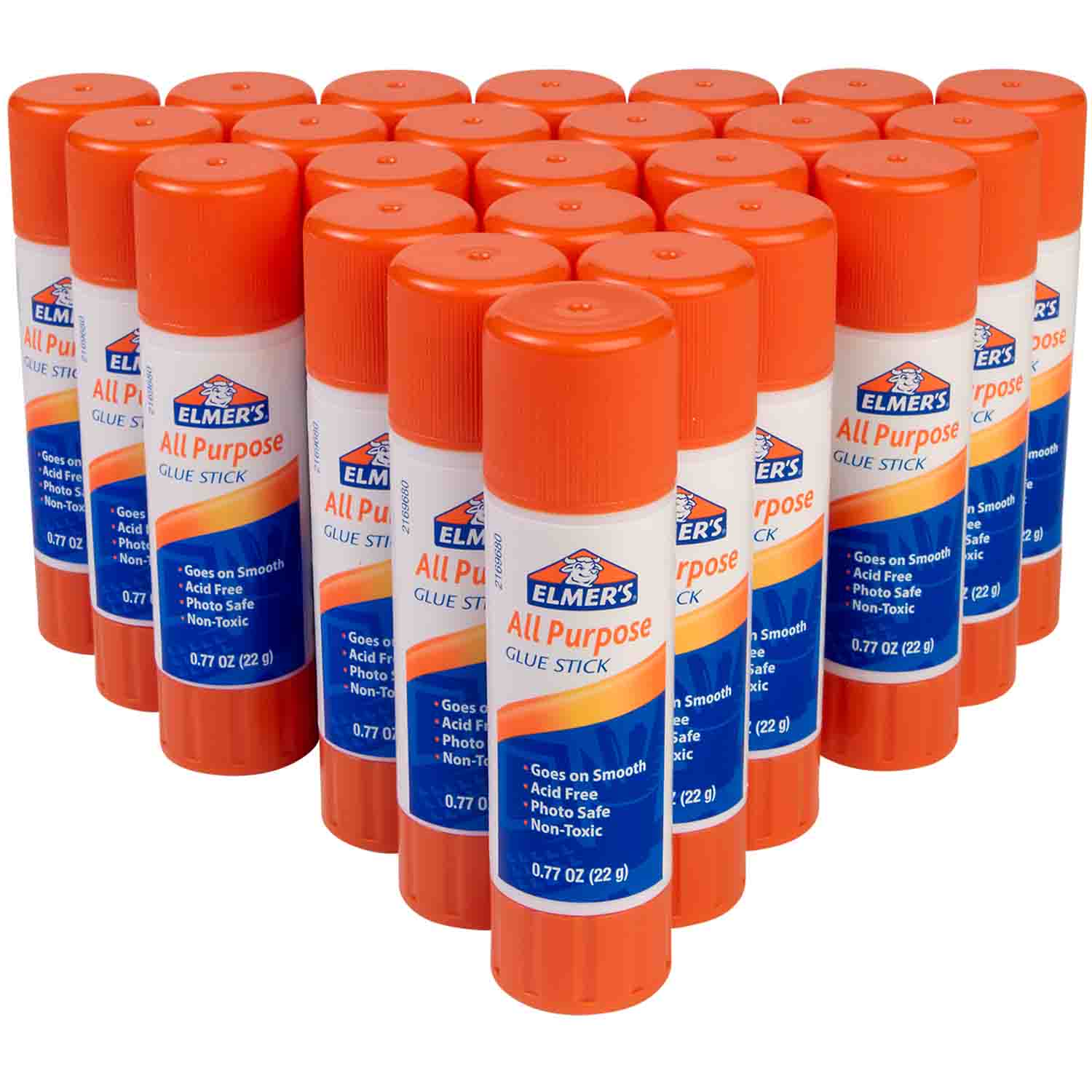 Elmer's All Purpose Glue Stick, Large, 0.77 Oz / 22 G (Pack of 6