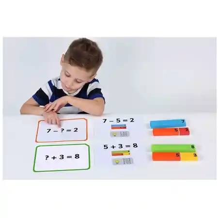 Connecting Number Rods Card Set