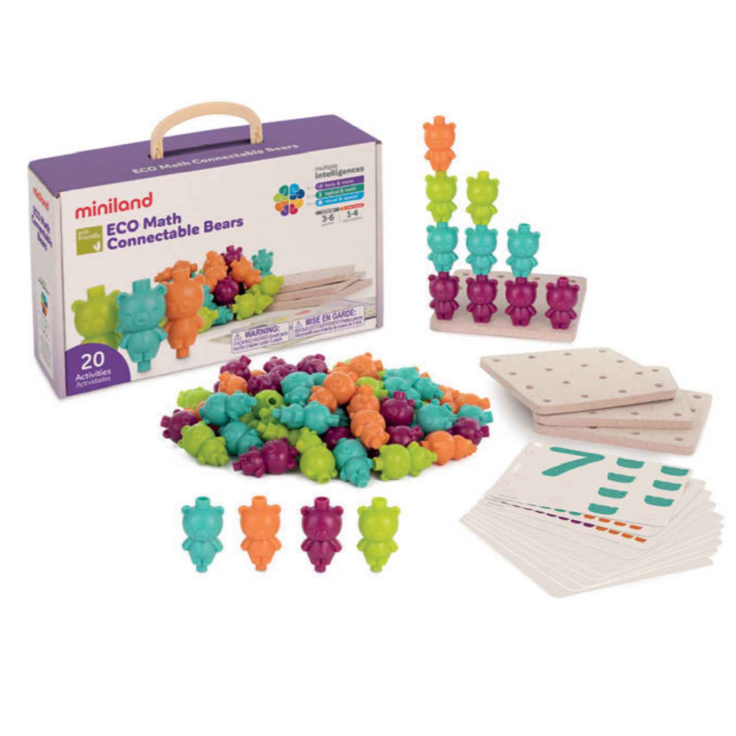 Eco-friendly Bear Peg Activity Set | Becker's