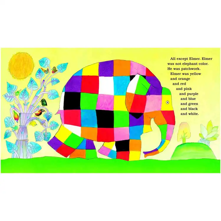 Elmer Board Book