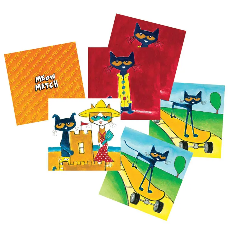 Pete The Cat Meow Match Game