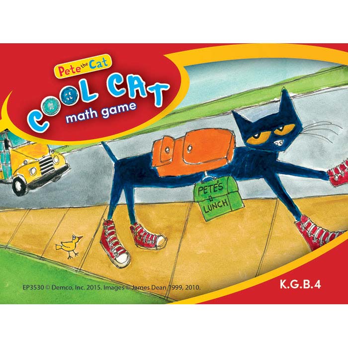 Pete the Cat Math Game Becker's School Supplies