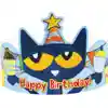 Pete the Cat Happy Birthday Crowns