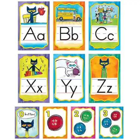 Pete the Cat Alphabet Bulletin Board Set