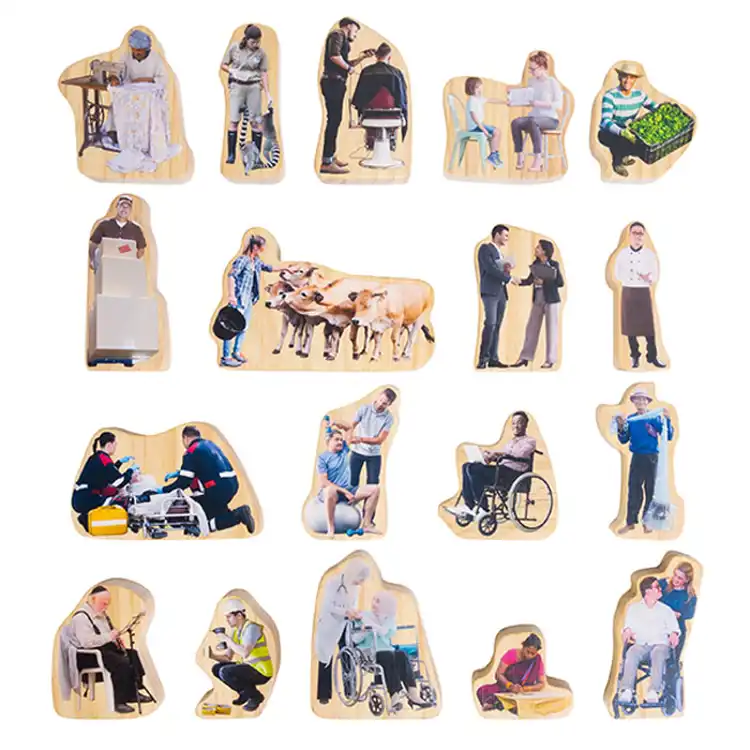 Everyday Heroes Wooden Figures