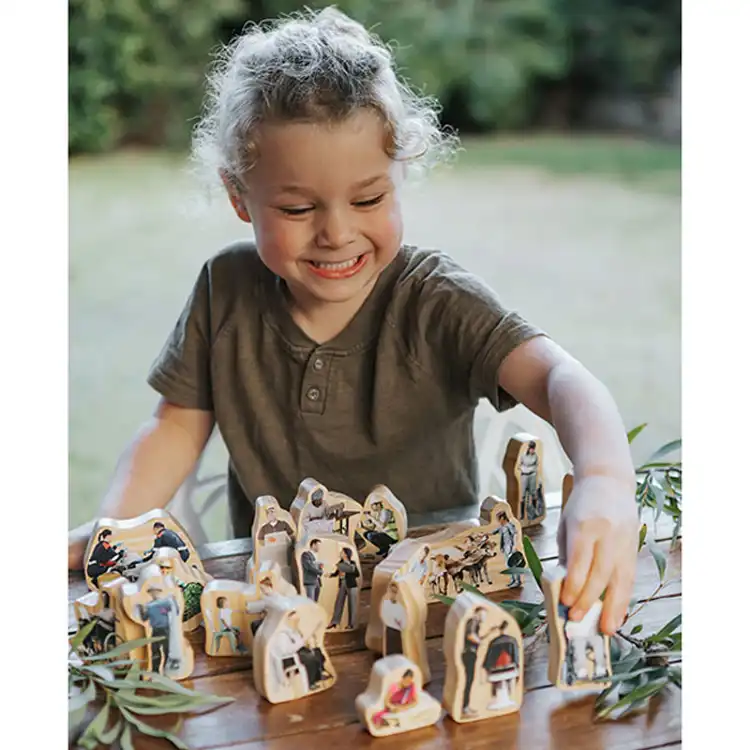 Everyday Heroes Wooden Figures