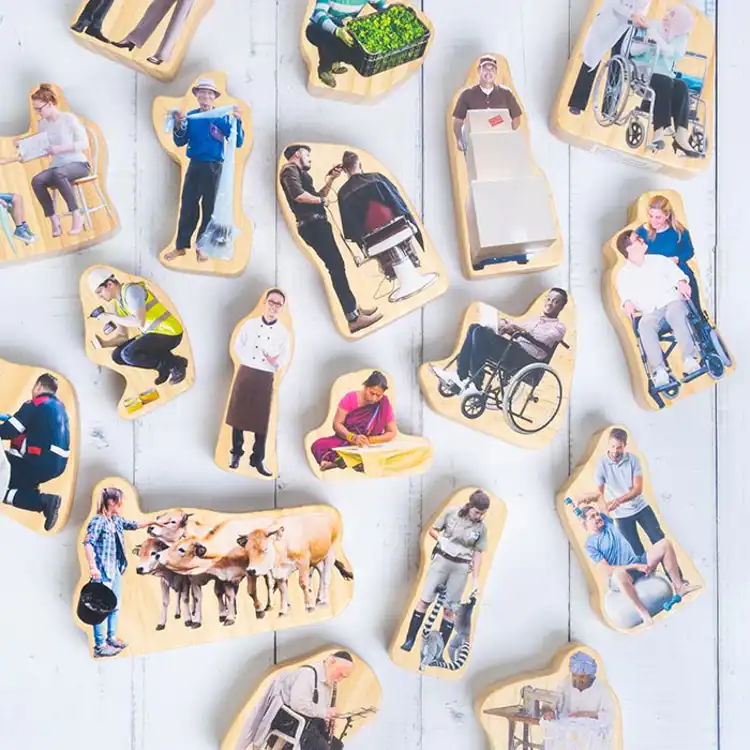 Everyday Heroes Wooden Figures