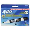 Expo® Low Odor Dry-Erase Markers, 4 Color Set, Bullet Tip