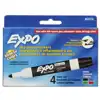 Expo® Low Odor Dry-Erase Markers, 4 Color Set, Bullet Tip
