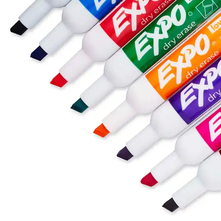 Expo Low Odor Dry-Erase Markers, 8 Color Set
