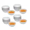 Family Style Dining Plastic Bowls, 48 Pieces