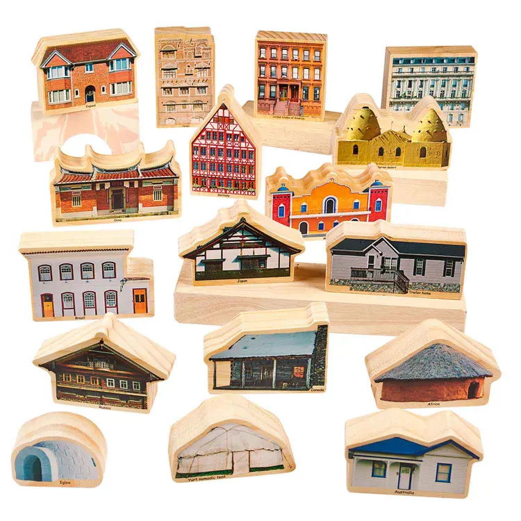 Homes In Our World Block Set