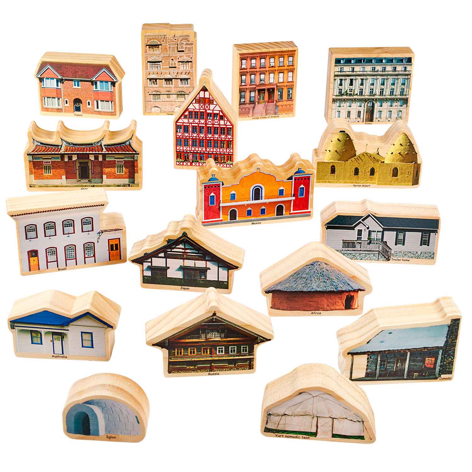 Homes In Our World Block Set