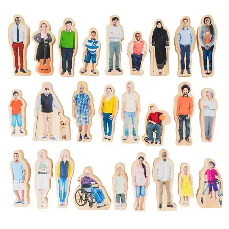 Everyone's Family Wooden Figures