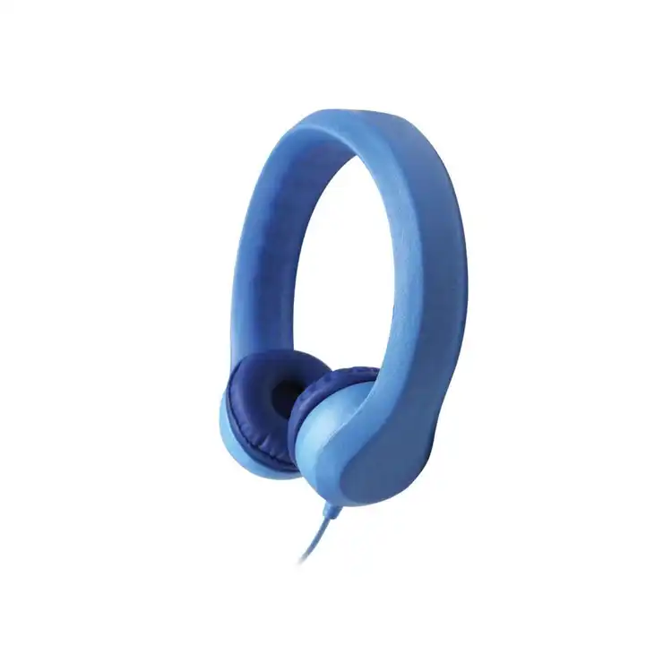 Flex-Phones Foam Headphones, Blue