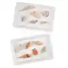 White Plastic Trays Set