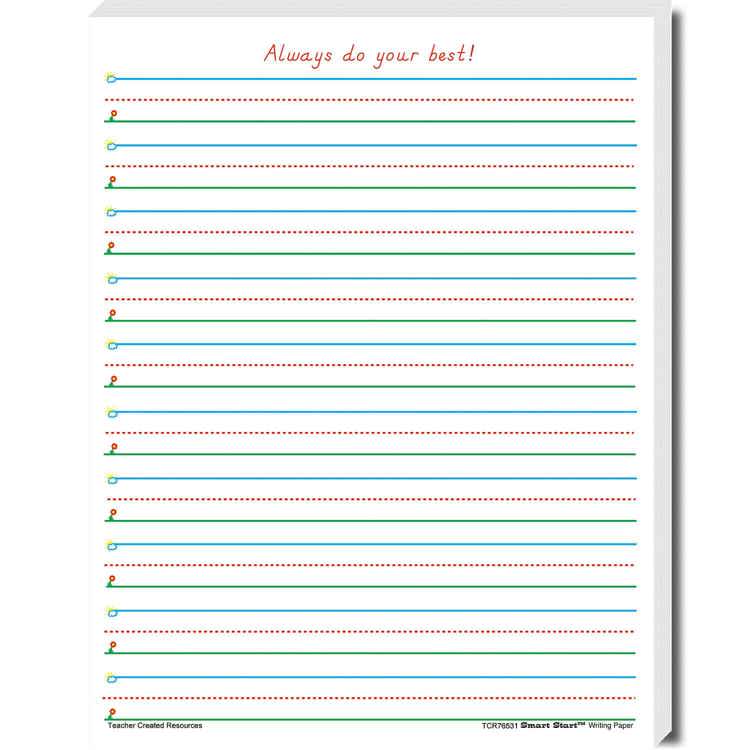 Smart Start 1-2 Writing Paper, 360 Sheets | Becker's